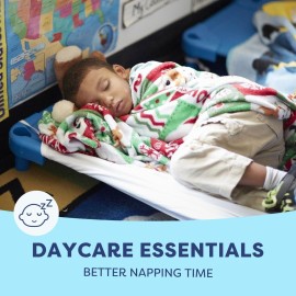 Comfyanno Cot Sheets for Daycare Standard Size - 23 x 51 - 10 Pack Bulk - Soft & Comfortable Brushed Microfiber - Fitted Cot Sheet Cover - for Daycare/Preschool Kids, Boy & Girls Nap Time - White Comfyanno Cot Sheets for Daycare Standard Size - 23 x 51 - 10 Pack Bulk - Soft & Comfortable Brushed Microfiber - Fitted Cot Sheet Cover - for Daycare/Preschool Kids, Boy & Girls Nap Time - White