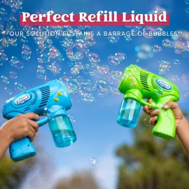 JOYIN 32 oz Bubble Solution Refills (Close to 1L/ 2.5 Gallon), Concentrated Solution for Bubble Machine, Wands, Blower, Easter (Purple) JOYIN 32 oz Bubble Solution Refills (Close to 1L/ 2.5 Gallon), Concentrated Solution for Bubble Machine, Wands, Blower, Easter (Purple)