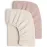 Lulu moon Muslin Crib Sheets - Fitted Crib Mattress Sheets for Boys and Girl - 28x 52, 2 Pack (Cream & Sand)