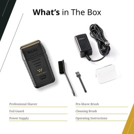 Wahl Professional 5 Star Vanish Shaver Cordless with Pop Foil Bars Ergonomic Design 100 Min Runtime Lithium Ion Battery Wahl Professional 5 Star Vanish Shaver Cordless with Pop Foil Bars Ergonomic Design 100 Min Runtime Lithium Ion Battery