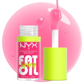 NYX PROFESSIONAL MAKEUP Fat Oil Lip Drip, Moisturizing Lip Oil Gloss, Vegan Tinted Formula, Up to 12 HR Hydration - Missed Call (Sheer Pink) NYX PROFESSIONAL MAKEUP Fat Oil Lip Drip, Moisturizing Lip Oil Gloss, Vegan Tinted Formula, Up to 12 HR Hydration - Missed Call (Sheer Pink)