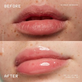 NYX PROFESSIONAL MAKEUP Fat Oil Lip Drip, Moisturizing Lip Oil Gloss, Vegan Tinted Formula, Up to 12 HR Hydration - Missed Call (Sheer Pink) NYX PROFESSIONAL MAKEUP Fat Oil Lip Drip, Moisturizing Lip Oil Gloss, Vegan Tinted Formula, Up to 12 HR Hydration - Missed Call (Sheer Pink)