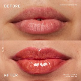 NYX PROFESSIONAL MAKEUP Fat Oil Lip Drip, Moisturizing Lip Oil Gloss, Vegan Tinted Formula, Up to 12 HR Hydration - Follow Back (Shimmering Warm Nude) NYX PROFESSIONAL MAKEUP Fat Oil Lip Drip, Moisturizing Lip Oil Gloss, Vegan Tinted Formula, Up to 12 HR Hydration - Follow Back (Shimmering Warm Nude)