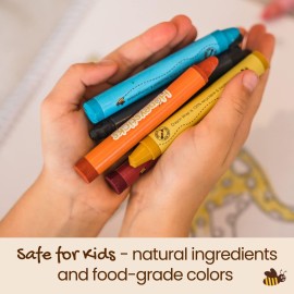 Honeysticks Jumbo Crayons (16 Pack) - Non Toxic Crayons - 100% Pure Beeswax and Food Grade Colors - 16 Bright Colors - Large, Easy to Hold and Use - Preschool Art Supplies for Toddlers/Kids 3-5, 4-8 Honeysticks Jumbo Crayons (16 Pack) - Non Toxic Crayons - 100% Pure Beeswax and Food Grade Colors - 16 Bright Colors - Large, Easy to Hold and Use - Preschool Art Supplies for Toddlers/Kids 3-5, 4-8