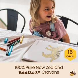 Honeysticks Jumbo Crayons (16 Pack) - Non Toxic Crayons - 100% Pure Beeswax and Food Grade Colors - 16 Bright Colors - Large, Easy to Hold and Use - Preschool Art Supplies for Toddlers/Kids 3-5, 4-8 Honeysticks Jumbo Crayons (16 Pack) - Non Toxic Crayons - 100% Pure Beeswax and Food Grade Colors - 16 Bright Colors - Large, Easy to Hold and Use - Preschool Art Supplies for Toddlers/Kids 3-5, 4-8