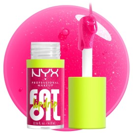 NYX PROFESSIONAL MAKEUP Fat Oil Lip Drip, Moisturizing Lip Oil Gloss, Vegan Tinted Formula, Up to 12 HR Hydration - Supermodel (Shimmering Magenta) NYX PROFESSIONAL MAKEUP Fat Oil Lip Drip, Moisturizing Lip Oil Gloss, Vegan Tinted Formula, Up to 12 HR Hydration - Supermodel (Shimmering Magenta)