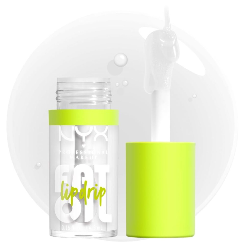 NYX PROFESSIONAL MAKEUP Fat Oil Lip Drip, Moisturizing Lip Oil Gloss, Vegan Tinted Formula, Up to 12 HR Hydration - My Main (Clear) NYX PROFESSIONAL MAKEUP Fat Oil Lip Drip, Moisturizing Lip Oil Gloss, Vegan Tinted Formula, Up to 12 HR Hydration - My Main (Clear)
