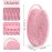 PQRUU 3 Pack Silicone Body Scrubber, Exfoliating Soft Loofah, Scrubber Fit for Sensitive and All Kinds of Skin, Clean Sanitary, Rapid Foaming Black+blue+pink