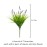 12 Bundles Artificial Plants Outdoor Fake Monkey Grass with Flowers for Pot UV Resistant Plant Decor for Window Garden Patio Hanging Planter Pathway Front Porch (Grass with Flowers)