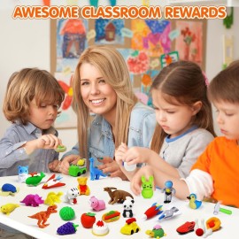 140 Pack Animal Erasers for Kids 3D Puzzle Mini Pencil Eraser Bulk Desk Pets Treasure Box Toy for Classroom School Prize Kids Party Favors Back to School Supplies Random 140 Pack Animal Erasers for Kids 3D Puzzle Mini Pencil Eraser Bulk Desk Pets Treasure Box Toy for Classroom School Prize Kids Party Favors Back to School Supplies Random