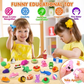 140 Pack Animal Erasers for Kids 3D Puzzle Mini Pencil Eraser Bulk Desk Pets Treasure Box Toy for Classroom School Prize Kids Party Favors Back to School Supplies Random 140 Pack Animal Erasers for Kids 3D Puzzle Mini Pencil Eraser Bulk Desk Pets Treasure Box Toy for Classroom School Prize Kids Party Favors Back to School Supplies Random