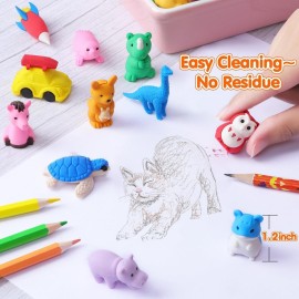 140 Pack Animal Erasers for Kids 3D Puzzle Mini Pencil Eraser Bulk Desk Pets Treasure Box Toy for Classroom School Prize Kids Party Favors Back to School Supplies Random 140 Pack Animal Erasers for Kids 3D Puzzle Mini Pencil Eraser Bulk Desk Pets Treasure Box Toy for Classroom School Prize Kids Party Favors Back to School Supplies Random