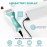 Callus Remover for Feet, Nicebirdie Electric Foot File Callus Removers Rechargeable Waterproof Pedicure Tools Foot Scrubber Shaver Feet Care Tool for Cracked Heels Dead Skin Green