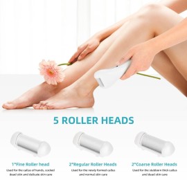 Callus Remover for Feet, Nicebirdie Electric Foot File Callus Removers Rechargeable Waterproof Pedicure Tools Foot Scrubber Shaver Feet Care Tool for Cracked Heels Dead Skin Green Callus Remover for Feet, Nicebirdie Electric Foot File Callus Removers Rechargeable Waterproof Pedicure Tools Foot Scrubber Shaver Feet Care Tool for Cracked Heels Dead Skin Green