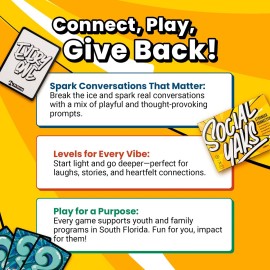 Social Yaks Conversation Cards - Open Up Game for Families, Friends, Couples & Co-Workers - Relationship Card Game for Meaningful Connections, 144 Conversation Starter Cards for 2-6 Players Social Yaks Conversation Cards - Open Up Game for Families, Friends, Couples & Co-Workers - Relationship Card Game for Meaningful Connections, 144 Conversation Starter Cards for 2-6 Players