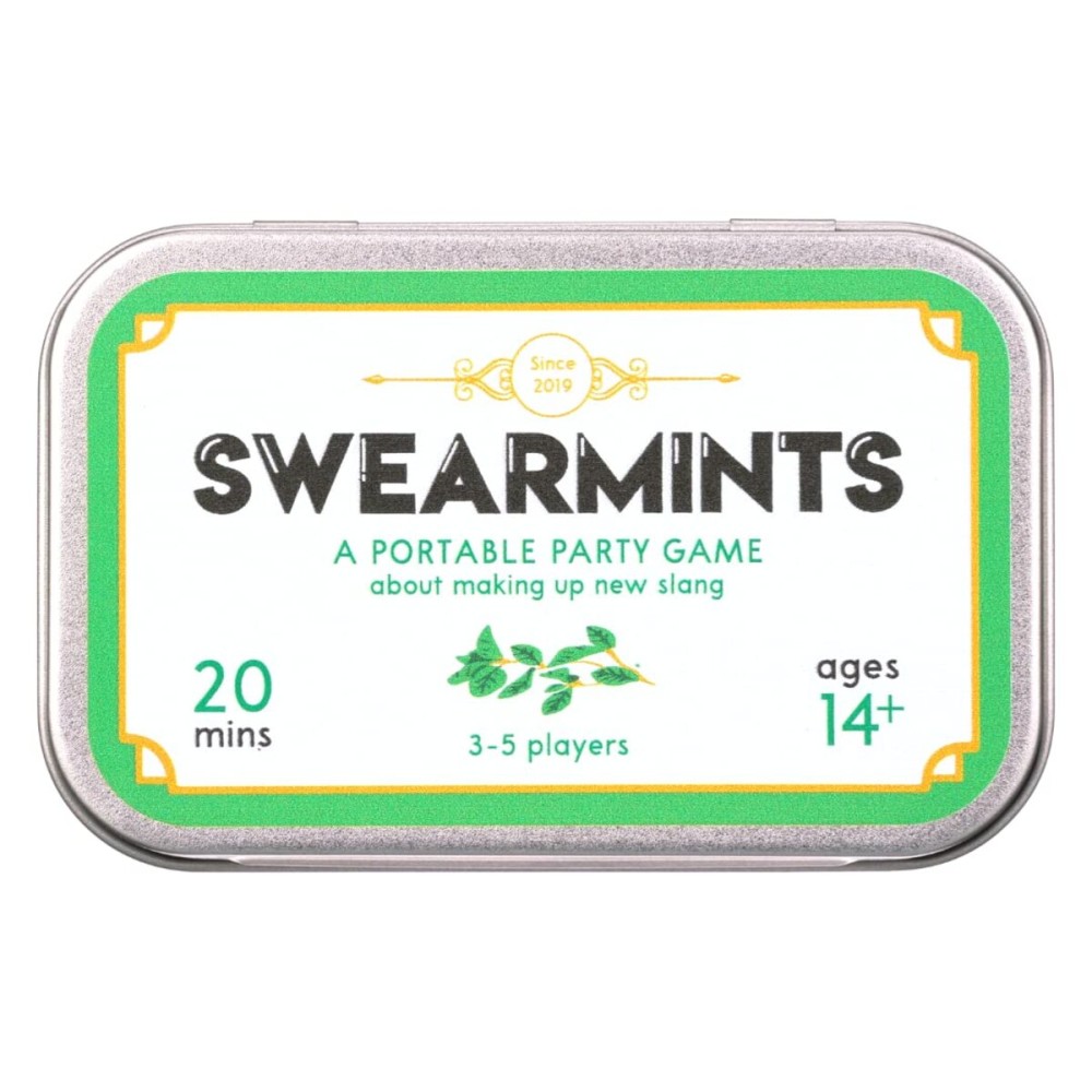Cheer Up Games Swearmints | The Portable Party Game That Fits in Your Pocket | Unique Gift Idea | 3-5 Players | Ages 14+ Cheer Up Games Swearmints | The Portable Party Game That Fits in Your Pocket | Unique Gift Idea | 3-5 Players | Ages 14+