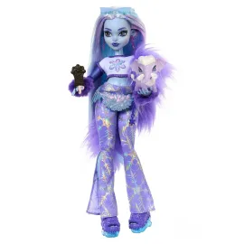 Monster High Doll, Abbey Bominable Yeti with Pet Mammoth Tundra & Accessories Including Furry Scarf & Snowflake Backpack Monster High Doll, Abbey Bominable Yeti with Pet Mammoth Tundra & Accessories Including Furry Scarf & Snowflake Backpack