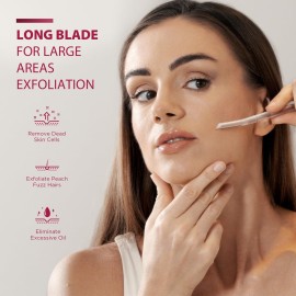 SINAHET Dermaplaning Tool (12 Count), Professional Face Razors for Women, Facial and Eyebrow Hair Removal, Gentle Skin Exfoliation Blade SINAHET Dermaplaning Tool (12 Count), Professional Face Razors for Women, Facial and Eyebrow Hair Removal, Gentle Skin Exfoliation Blade