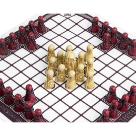 Hnefatafl - The Viking Game - Cardinal Edition (Red Pieces) Hnefatafl - The Viking Game - Cardinal Edition (Red Pieces)