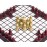 Hnefatafl - The Viking Game - Cardinal Edition (Red Pieces)