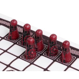 Hnefatafl - The Viking Game - Cardinal Edition (Red Pieces) Hnefatafl - The Viking Game - Cardinal Edition (Red Pieces)