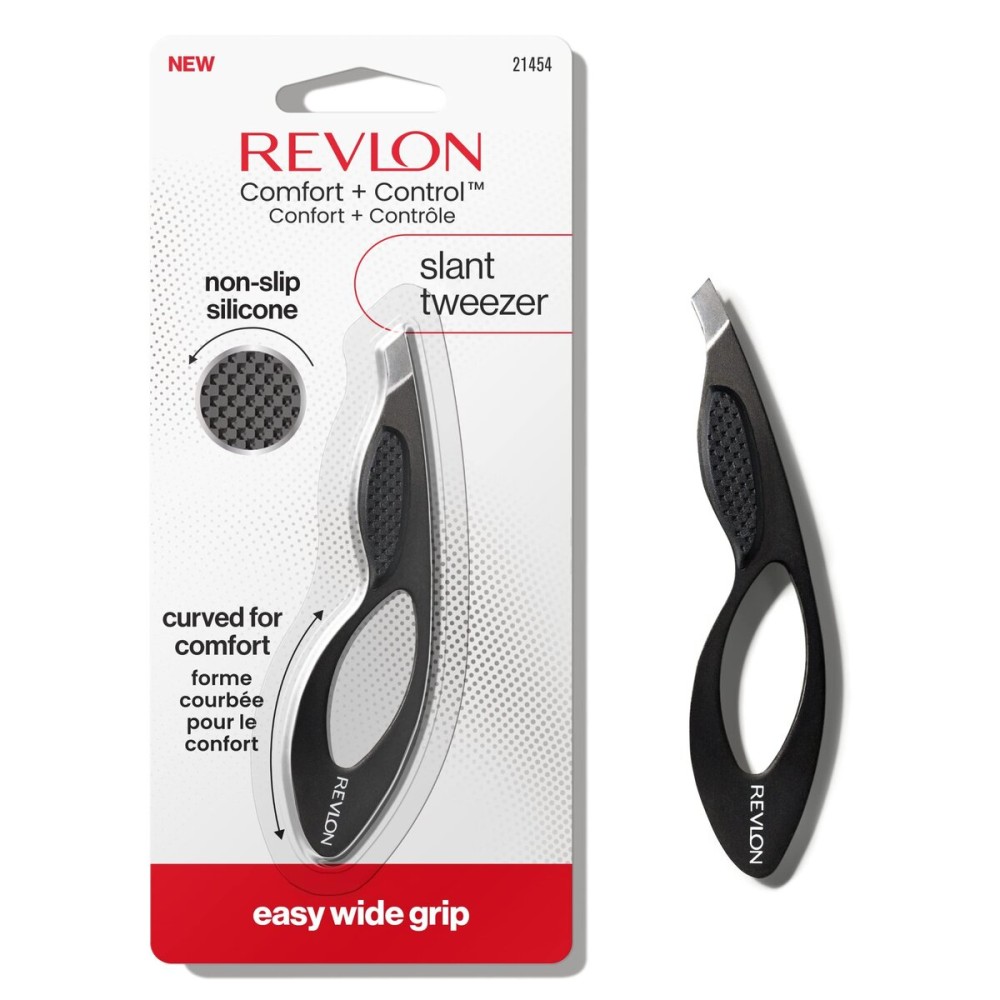 Revlon Comfort and Control Tweezer, Easy to Use Eyebrow Tool with Wide Grip, 1 count Revlon Comfort and Control Tweezer, Easy to Use Eyebrow Tool with Wide Grip, 1 count