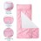 Toddler Nap Mat with Pillow and Blanket 50 x 21 x 1.5, Nap Mat for Boys Girls Super Soft and Cozy, Kids Sleeping Bag for Preschool, Daycare, Toddler Sleeping Bag, Pink Horse