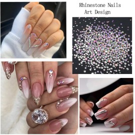 4 Boxes Flatback Rhinestones and Pearls Nail Charms for Acrylics - Crystals, Half Rounds, and Accessories for DIY Nail Art Decor 4 Boxes Flatback Rhinestones and Pearls Nail Charms for Acrylics - Crystals, Half Rounds, and Accessories for DIY Nail Art Decor