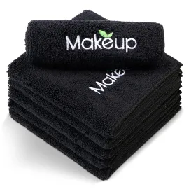 Orighty Microfiber Makeup Remover Cloths - Super Soft, Quick Dry Face Towels for Cleansing, 13 x 13 Inch, 6 Count, Black Orighty Microfiber Makeup Remover Cloths - Super Soft, Quick Dry Face Towels for Cleansing, 13 x 13 Inch, 6 Count, Black