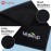 Orighty Microfiber Makeup Remover Cloths - Super Soft, Quick Dry Face Towels for Cleansing, 13 x 13 Inch, 6 Count, Black