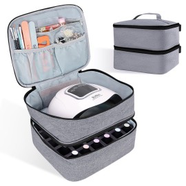 ALSLEA Nail Polish Organizer Double layer Nail Pol..