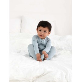 RRP Unisex Baby Footies Pajamas,Rayon Derived From Bamboo,Buttery Soft Sleep \'N Play PJs,2-Way Zipper Closure,0-18 Months (Grey/BlueGrey/Sage, 0-3 Months) RRP Unisex Baby Footies Pajamas,Rayon Derived From Bamboo,Buttery Soft Sleep \'N Play PJs,2-Way Zipper Closure,0-18 Months (Grey/BlueGrey/Sage, 0-3 Months)