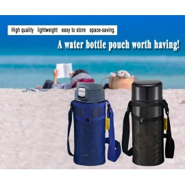 MZTUE 2-Pcs Water Bottle Holder with Strap, Premium Easy Clean, Light Water Bottle Carrier Bag with Pocket for Hiking, Walking, Travel MZTUE 2-Pcs Water Bottle Holder with Strap, Premium Easy Clean, Light Water Bottle Carrier Bag with Pocket for Hiking, Walking, Travel