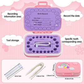Tooth Holders for Kids Keepsake, Baby Teeth Keepsake Box, Tooth Saver, Tooth Container for Lost Teeth, Teeth Storage Holder for Tooth Fairy (Pink) Tooth Holders for Kids Keepsake, Baby Teeth Keepsake Box, Tooth Saver, Tooth Container for Lost Teeth, Teeth Storage Holder for Tooth Fairy (Pink)