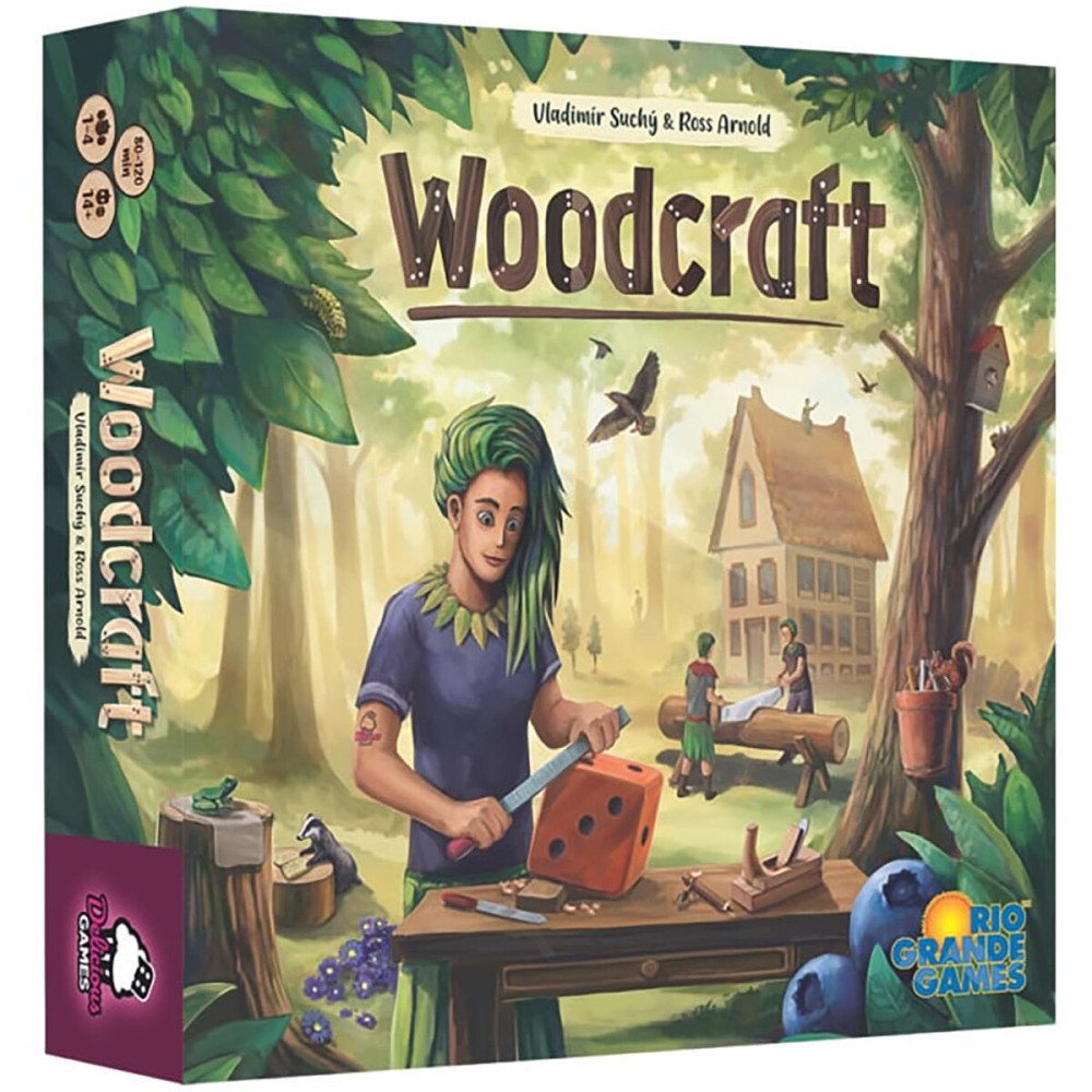 Rio Grande Games Woodcraft, Management Board Game, Ages 14 and Up, 1-4 Players, 45-90 Minute Playing Time