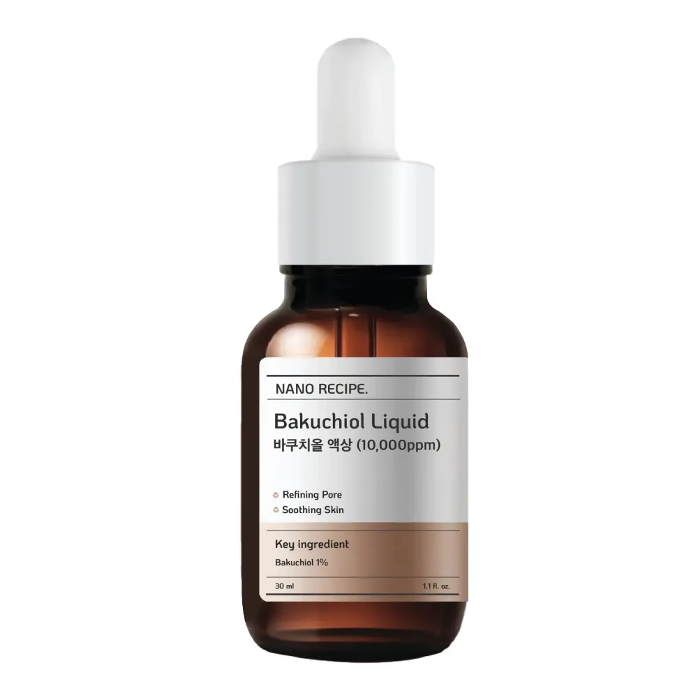 Korean Bakuchiol Concentrate Mix 2 Drops In Any Step of Your Skin Care Routine Retinol Alternative Non GMO Vegan Certificate Safe Natural Botanical Antioxidant Cold Pressed 10000ppm 30ml