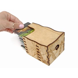 TowerRex Organizer for Cascadia, Storage Insert for Cascadia Board Game, Accessories Upgrade TowerRex Organizer for Cascadia, Storage Insert for Cascadia Board Game, Accessories Upgrade