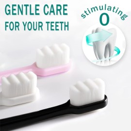 GoldDawn Extra Soft Toothbrush for Sensitive Teeth and Gums Micro Fur Manual Toothbrush with 20000 Ultra Soft Bristle, Excellent Cleaning Effect Perfect for Kids & Adults (6 Pack) GoldDawn Extra Soft Toothbrush for Sensitive Teeth and Gums Micro Fur Manual Toothbrush with 20000 Ultra Soft Bristle, Excellent Cleaning Effect Perfect for Kids & Adults (6 Pack)