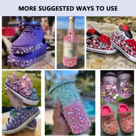 Briskbloom 60g Flatback Pearls and Rhinestones for Crafts, 3620PCS 2mm-10mm Mix for Nails Face Art Tumblers, with Tweezers Wax Pen, White|Pinks Briskbloom 60g Flatback Pearls and Rhinestones for Crafts, 3620PCS 2mm-10mm Mix for Nails Face Art Tumblers, with Tweezers Wax Pen, White|Pinks