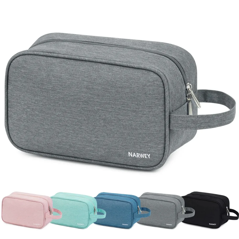 Narwey Travel Toiletry Bag for Women Traveling Dopp Kit Men Toiletries Bag Cosmetic Bag Makeup Bag Medicine Bag for Traveling (Grey) Narwey Travel Toiletry Bag for Women Traveling Dopp Kit Men Toiletries Bag Cosmetic Bag Makeup Bag Medicine Bag for Traveling (Grey)