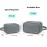 Narwey Travel Toiletry Bag for Women Traveling Dopp Kit Men Toiletries Bag Cosmetic Bag Makeup Bag Medicine Bag for Traveling (Grey)