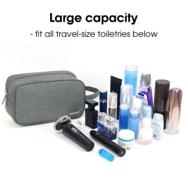Narwey Travel Toiletry Bag for Women Traveling Dopp Kit Men Toiletries Bag Cosmetic Bag Makeup Bag Medicine Bag for Traveling (Grey) Narwey Travel Toiletry Bag for Women Traveling Dopp Kit Men Toiletries Bag Cosmetic Bag Makeup Bag Medicine Bag for Traveling (Grey)