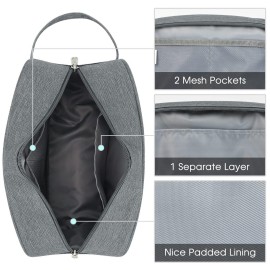 Narwey Travel Toiletry Bag for Women Traveling Dopp Kit Men Toiletries Bag Cosmetic Bag Makeup Bag Medicine Bag for Traveling (Grey) Narwey Travel Toiletry Bag for Women Traveling Dopp Kit Men Toiletries Bag Cosmetic Bag Makeup Bag Medicine Bag for Traveling (Grey)