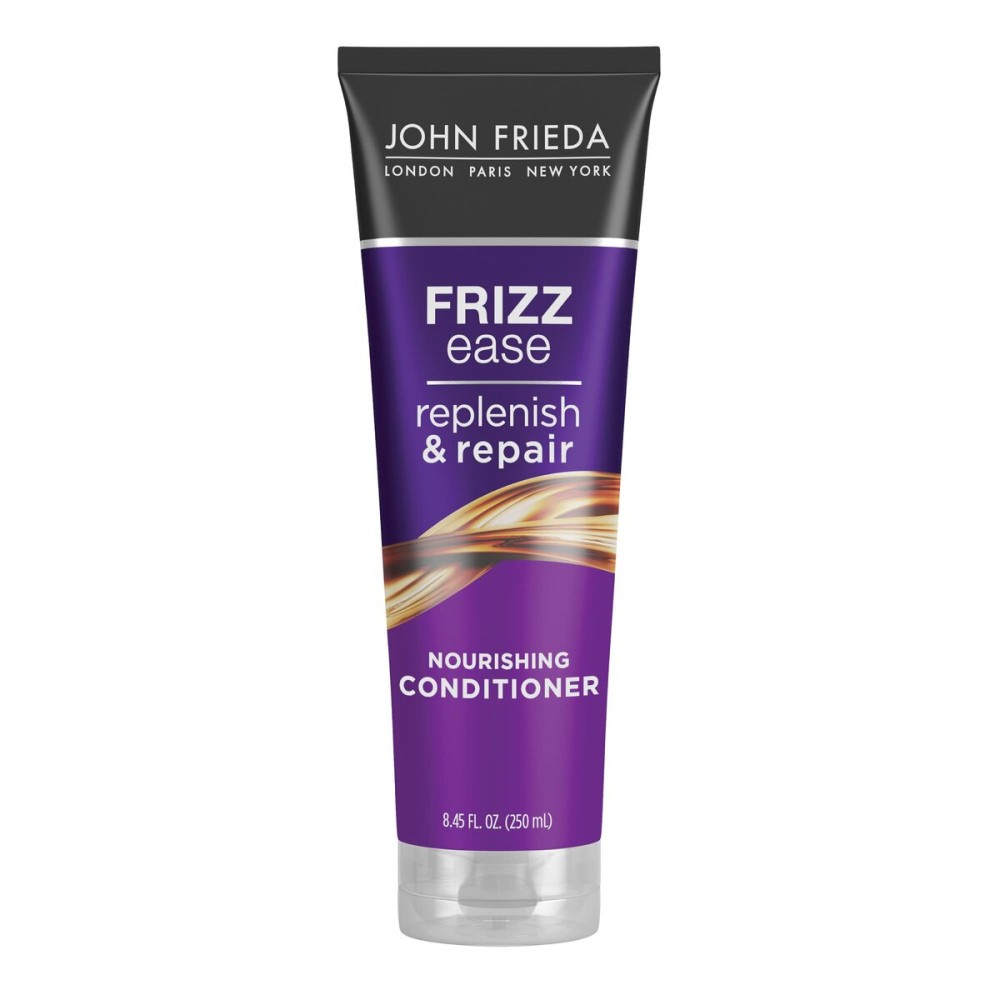 John Frieda Frizz Ease Replenish & Repair Conditioner, Repairs Damage and Dryness for Shiny, Frizz-Protected Styles, Infused with Argan, Moringa, and Coconut Oil for Nourished, Smooth Hair, 8,45 Oz John Frieda Frizz Ease Replenish & Repair Conditioner, Repairs Damage and Dryness for Shiny, Frizz-Protected Styles, Infused with Argan, Moringa, and Coconut Oil for Nourished, Smooth Hair, 8,45 Oz