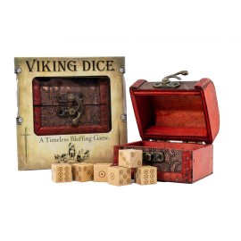 Ancient Toys Viking Dice from A Fast-paced Bluffing Game Similar to Liars Dice, Mia, Dudo and Perudo. Great Party Game That is Fun and Easy to Learn!