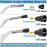 Happy Tree Universal Fit All Shop Vacs with 2-1/2&1-7/8&1-1/4 Adapters, Large & Small Clear Extractor Accessory for Upholstery & Carpet Cleaning and Car Detailing, Shop Vac Extractor Attachment