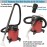 Happy Tree Universal Fit All Shop Vacs with 2-1/2&1-7/8&1-1/4 Adapters, Large & Small Clear Extractor Accessory for Upholstery & Carpet Cleaning and Car Detailing, Shop Vac Extractor Attachment