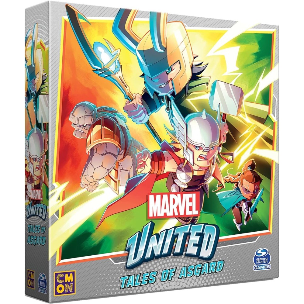 CMON Marvel United Tales of Asgard Expansion | Tabletop Miniatures Game | Strategy Game | Cooperative Game for Adults and Kids | Ages 14+ | 1-4 Players | Average Playtime 40 Minutes | Made by CMON