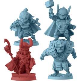 CMON Marvel United Tales of Asgard Expansion | Tabletop Miniatures Game | Strategy Game | Cooperative Game for Adults and Kids | Ages 14+ | 1-4 Players | Average Playtime 40 Minutes | Made by CMON
