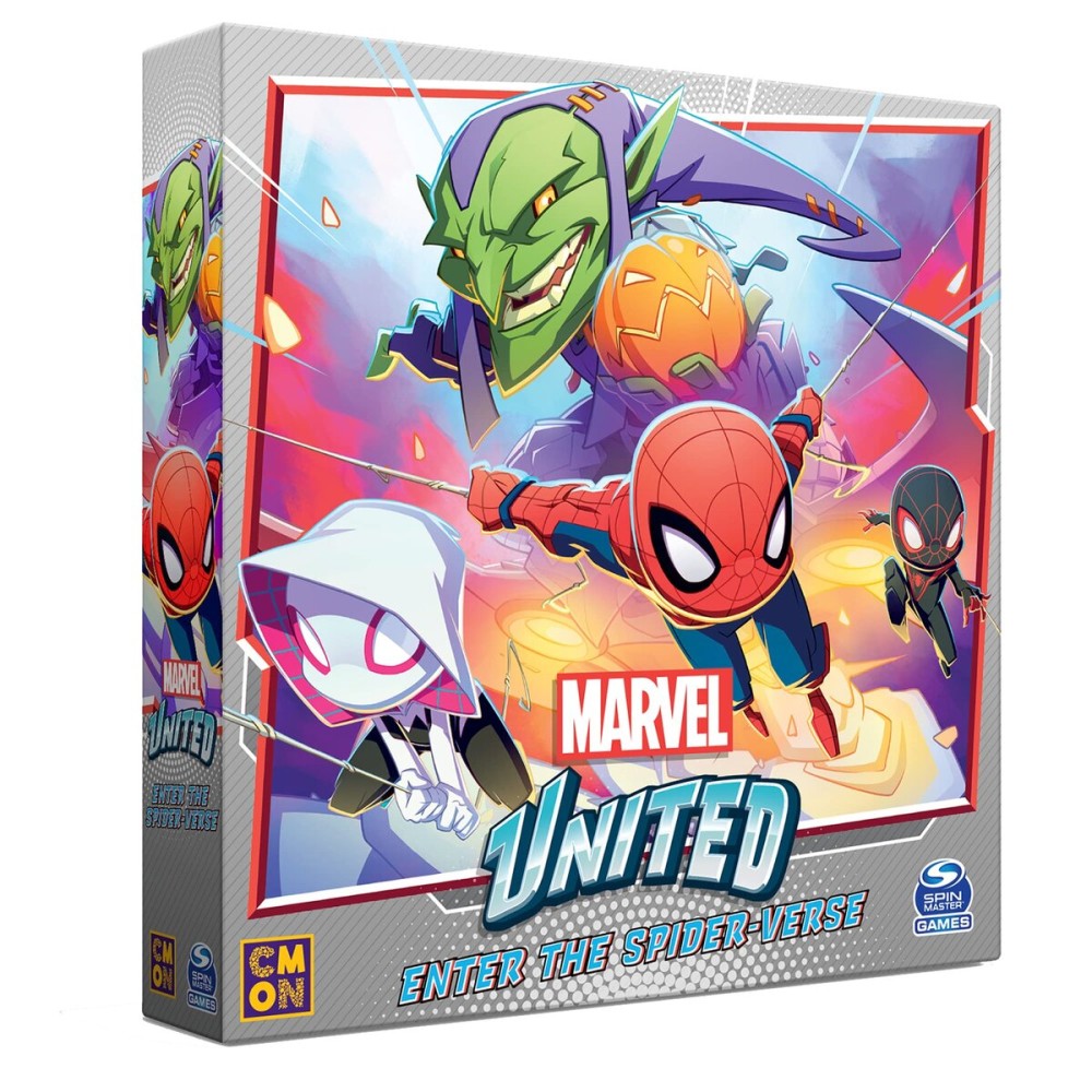 CMON Marvel United Enter The Spider-Verse Expansion | Tabletop Miniatures Game | Strategy Game | Cooperative Game for Adults and Kids | Ages 14+ | 1-4 Players | Avg. Playtime 40 Minutes | Made by CMON CMON Marvel United Enter The Spider-Verse Expansion | Tabletop Miniatures Game | Strategy Game | Cooperative Game for Adults and Kids | Ages 14+ | 1-4 Players | Avg. Playtime 40 Minutes | Made by CMON
